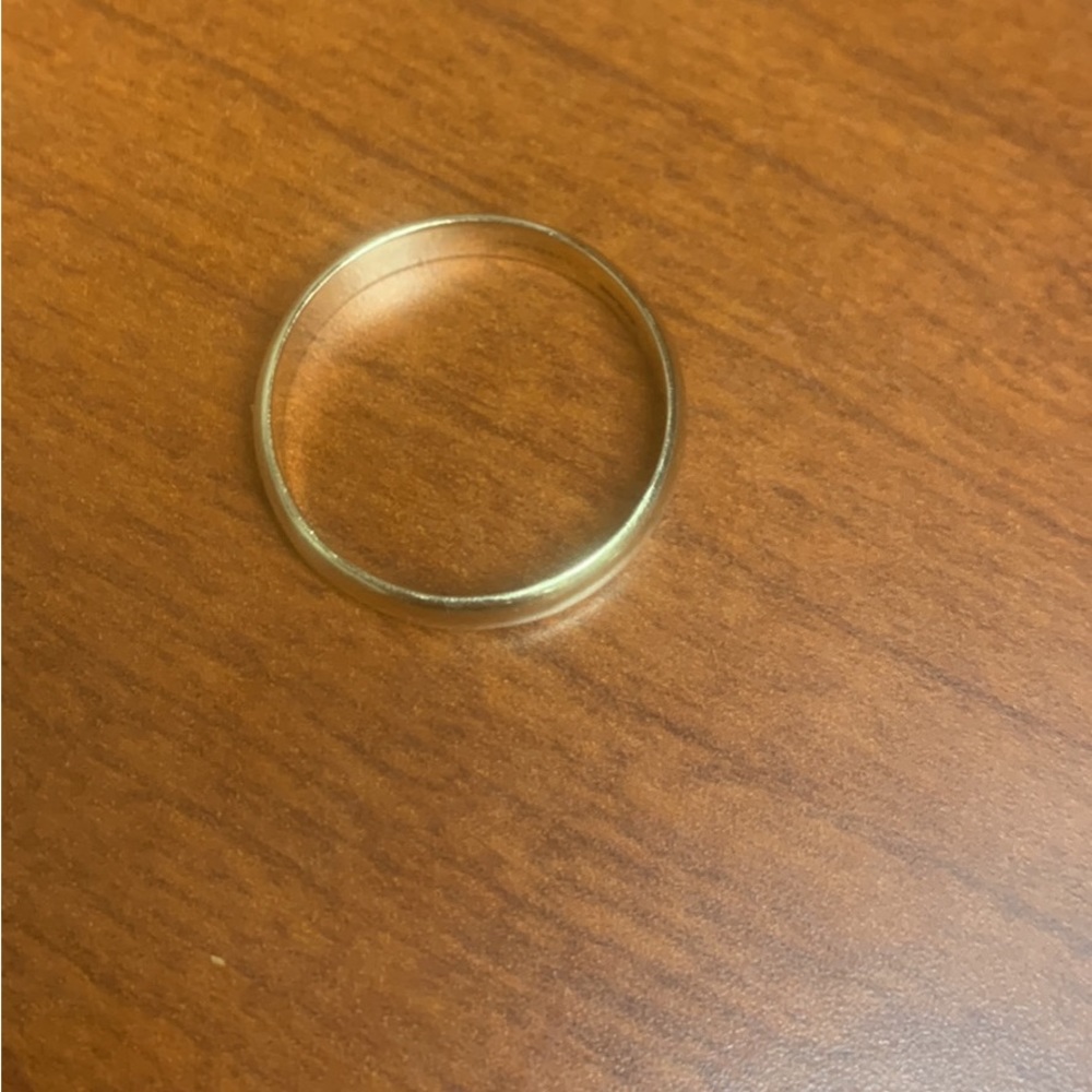 14K Men’s Thin Gold Band